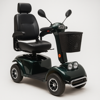 Mobility Scooter Built for All-Terrain Independence, Plush Captain Seat, Dual Mirrors, Smart Control Panel