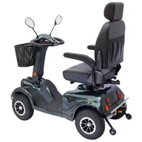 Mobility Scooter Built for All-Terrain Independence, Plush Captain Seat, Dual Mirrors, Smart Control Panel